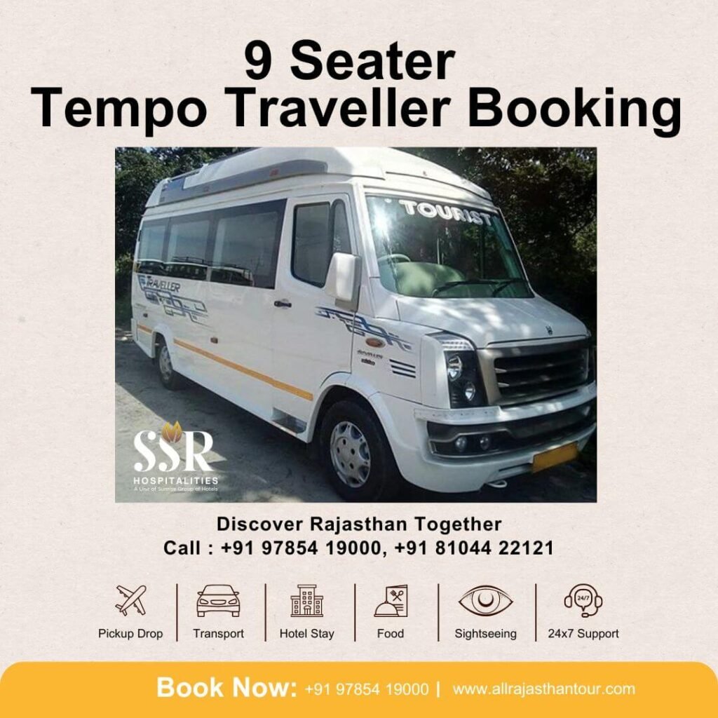 Exploring Rajasthan with All Rajasthan Tours: 9 Seater Tempo Traveller in Jaipur